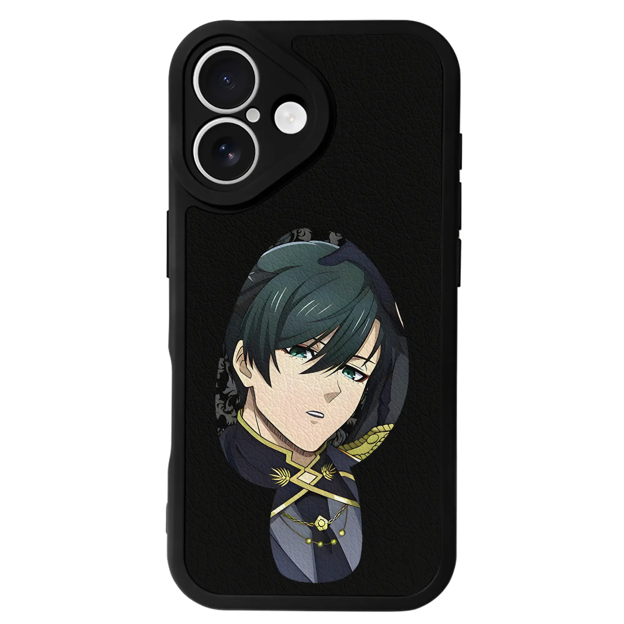 ブルーロック グッズ 糸師凛 - IPhone 16シリーズ対応 ・ シリコンスマホケース ・ レザー調 ・ 高精度フィット ・ 耐衝撃 ・ ワイヤレス充電対応 ・ 精密カット